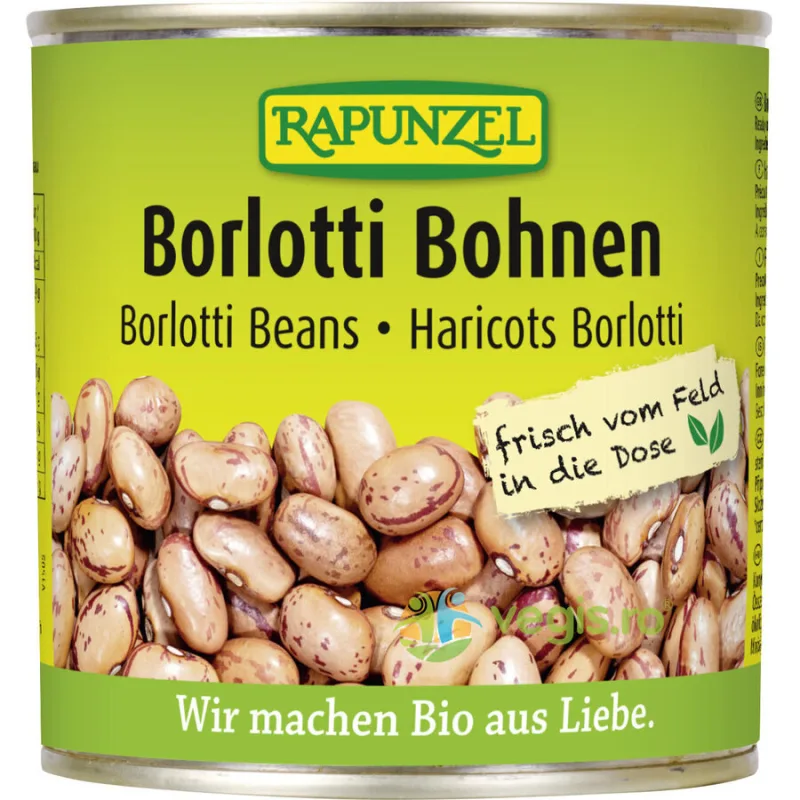 Fasole Borlotti in Doza Ecologica/Bio 400g Rapunzel — preț și oferte