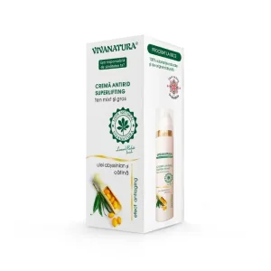 Crema Antirid Superlifting ten mixt si gras, 45 ml, VivaNatura