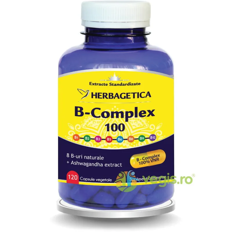 B Complex 100 120Cps HERBAGETICA — preț și oferte