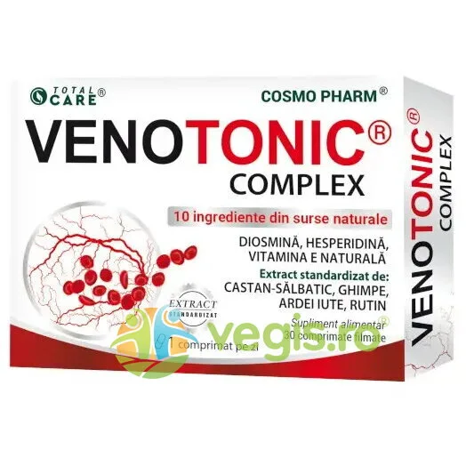 Venotonic Complex 30tb Total Care COSMO PHARM — preț și oferte