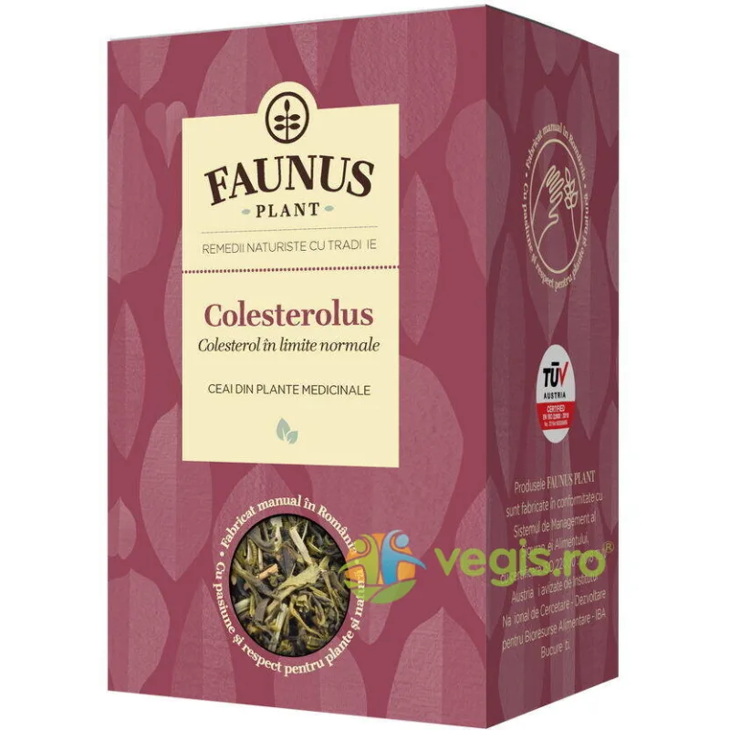 Ceai Colesterolus (Colesterol in Limite Normale) 90g FAUNUS PLANT — preț și oferte