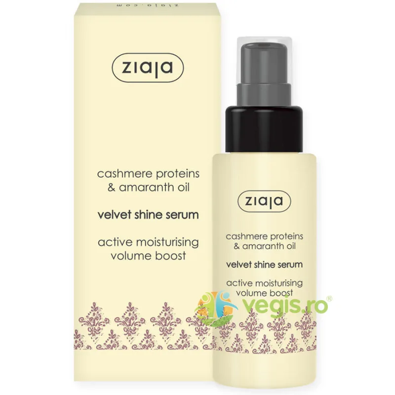 Ser De Par Pentru Stralucire si Netezire cu Proteine din Casmir Pentru Par Uscat si Deteriorat 50ml ZIAJA — preț și oferte
