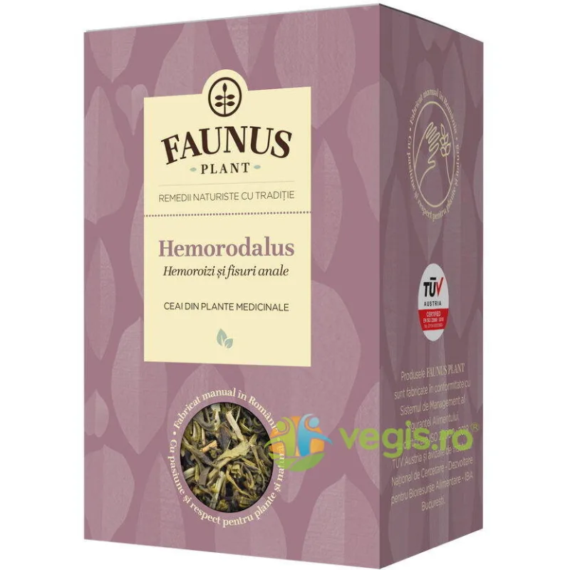 Ceai Hemorodalus (Hemoroizi si Fisuri Anale) 90g FAUNUS PLANT — preț și oferte