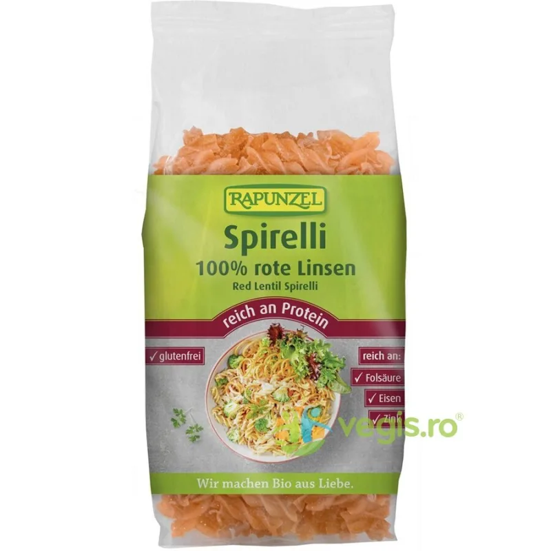 Spirale din Linte Rosie Fara Gluten Ecologice/Bio 300g Rapunzel — preț și oferte