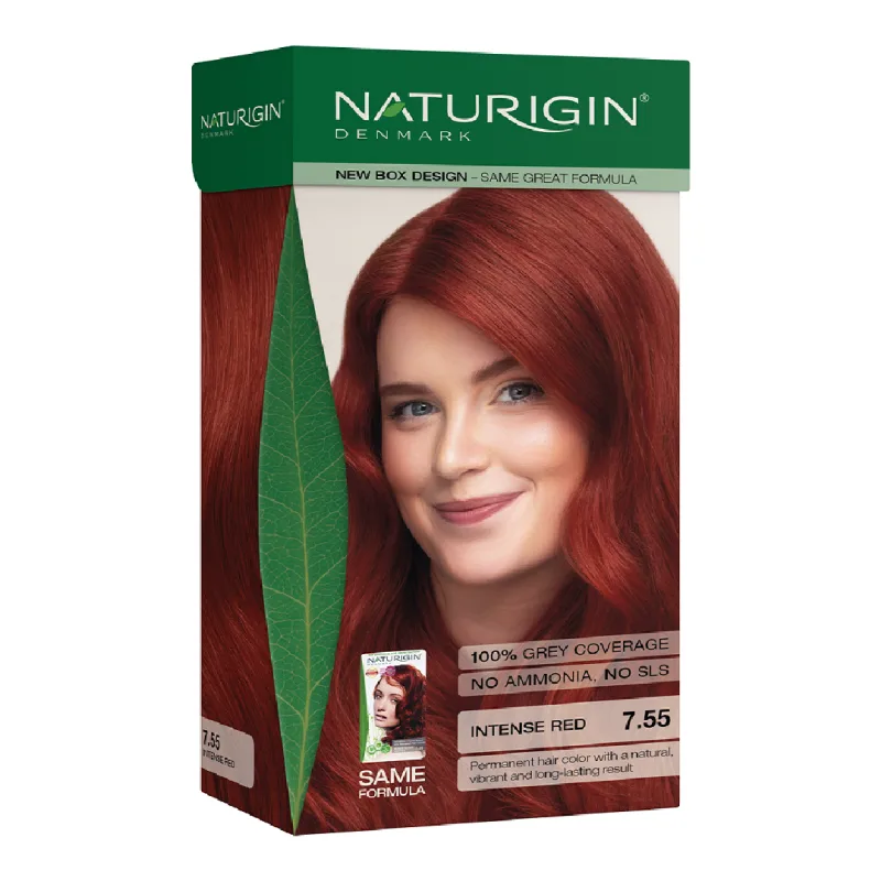 Vopsea pentru par nuanta 7.55 Intense Red, 115ml, Naturigin — preț și oferte