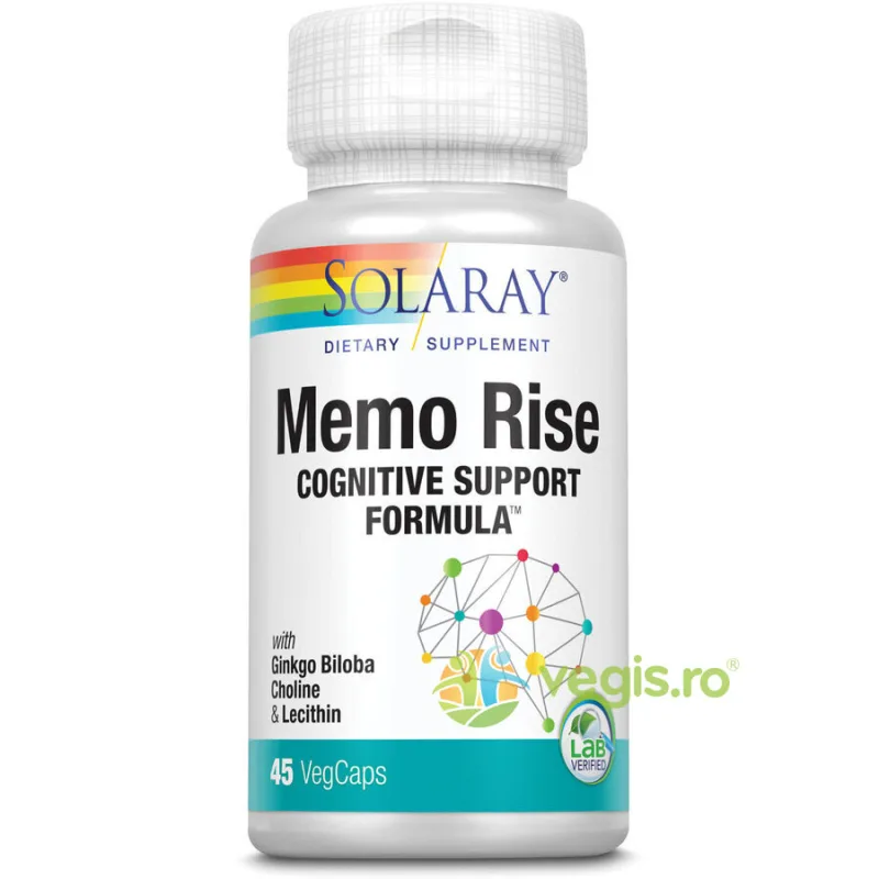 Memo Rise 45cps Secom, Solaray — preț și oferte