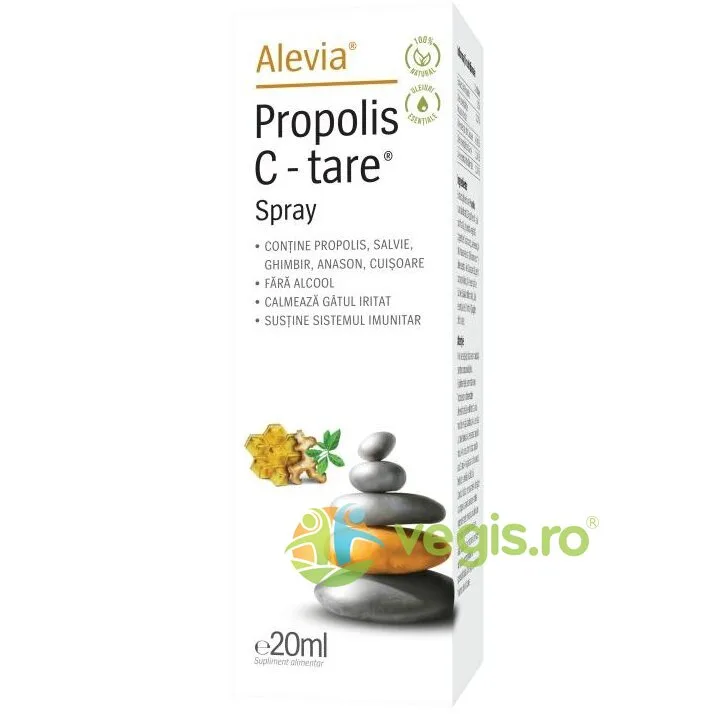 Propolis C-Tare Spray 100% Natural 20ml ALEVIA — preț și oferte