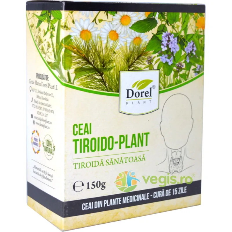 Ceai Tiroido Plant 150g Dorel Plant — preț și oferte