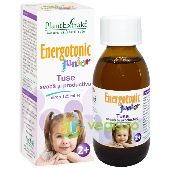 Sirop Energotonic Junior Tuse Seaca si Productiva 125ml PLANTEXTRAKT — preț și oferte