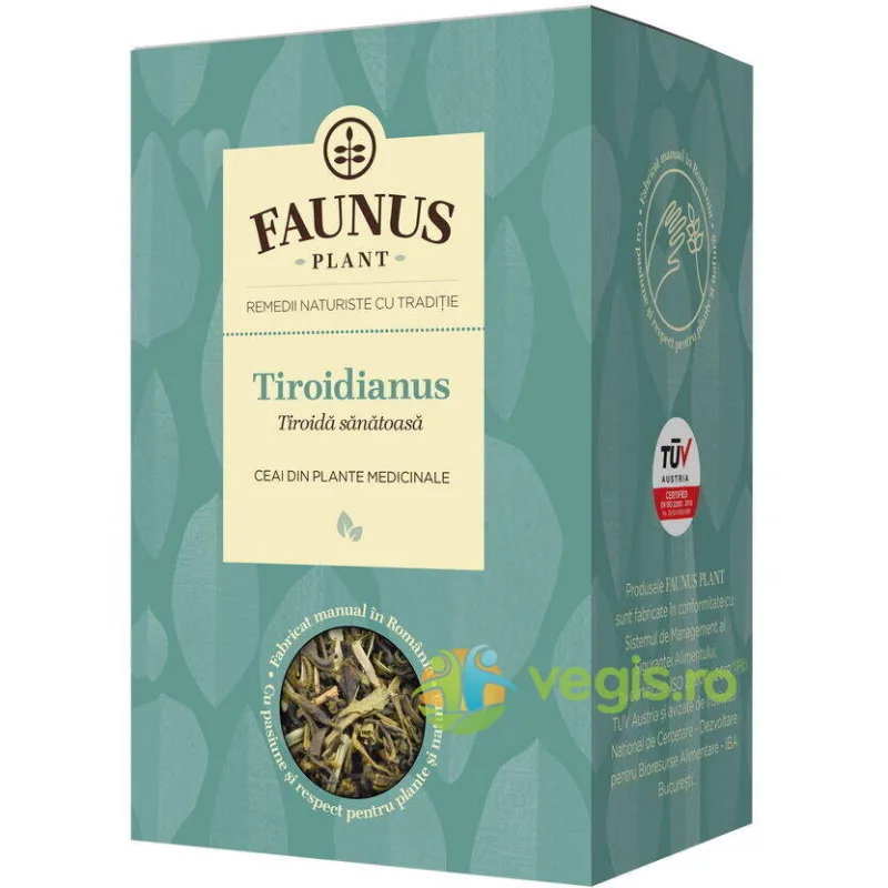 Ceai Tiroidianus(Tiroida Sanatoasa) 90g FAUNUS PLANT — preț și oferte