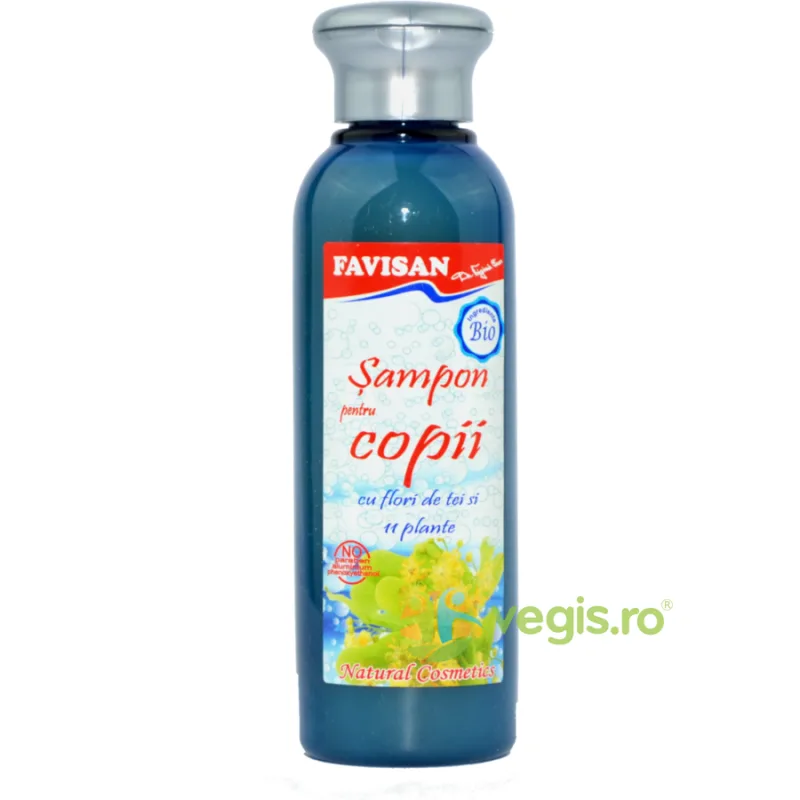 Sampon pentru Copii cu Flori de Tei si 11 Plante 150ml Favisan — preț și oferte