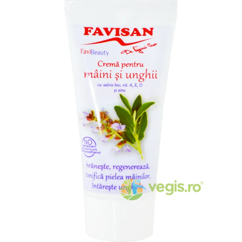 Crema pentru Maini cu Salvie, Vitamina A, E, D si Zinc 50ml — preț și oferte
