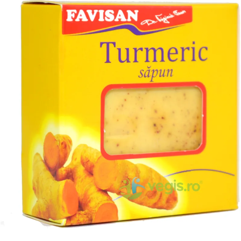 Sapun Solid cu Turmeric 105g Favisan — preț și oferte