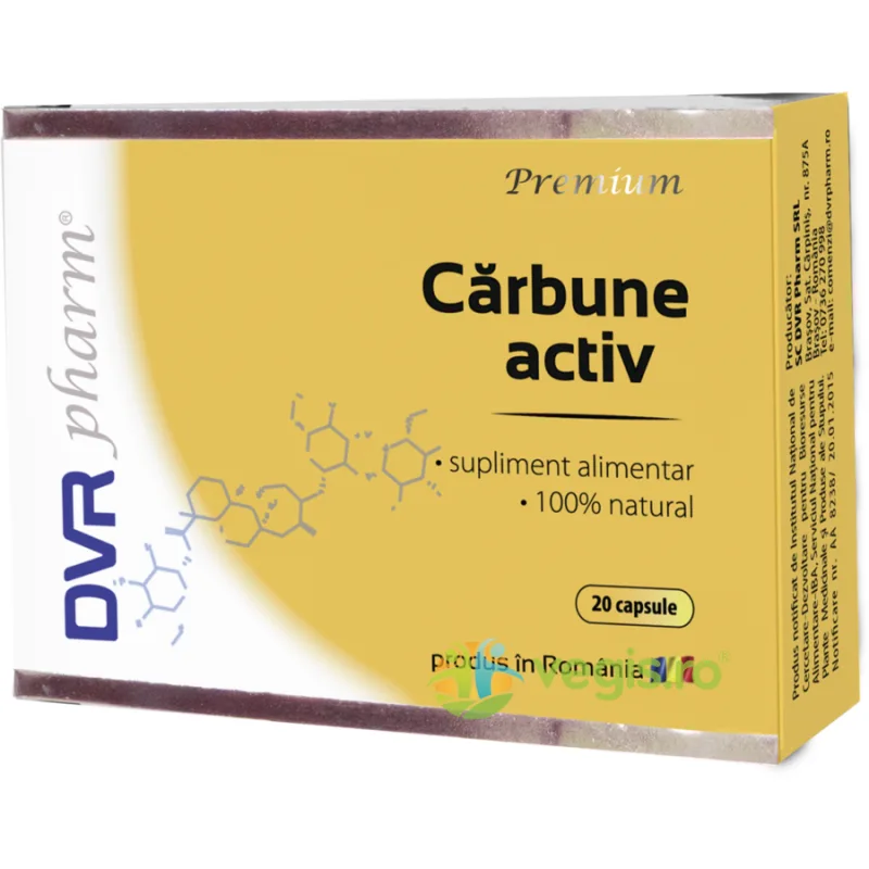 Carbune Activ 20cps DVR&nbsp;PHARM — preț și oferte