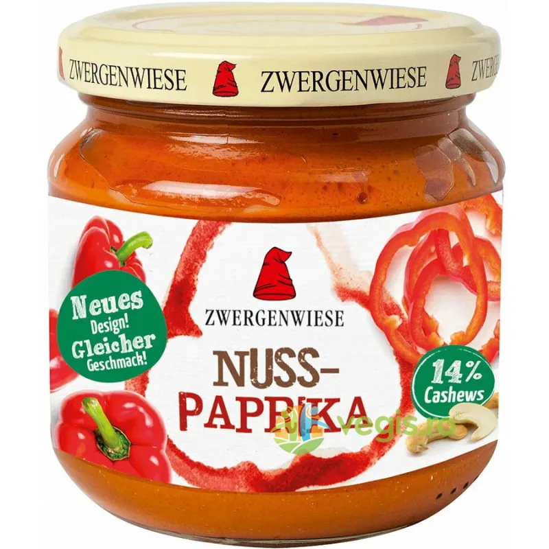 Crema Tartinabila cu Nuci si Ardei fara Gluten Ecologica/Bio 200g — preț și oferte