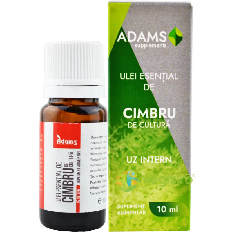 Ulei Esential de Cimbru pentru Uz Intern 10ml ADAMS VISION — preț și oferte