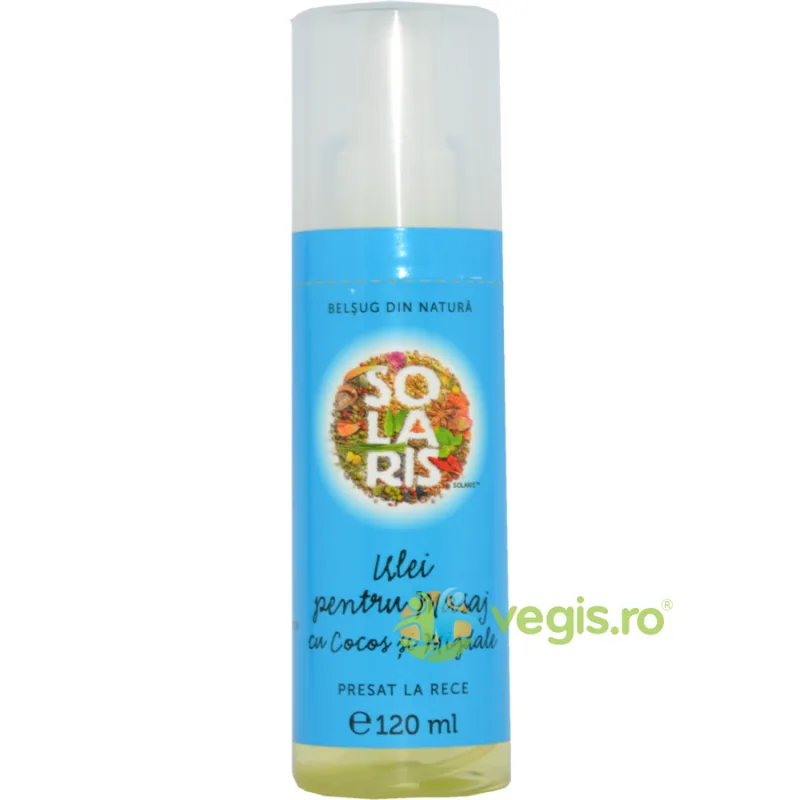 Ulei pentru Masaj cu Cocos si Migdale 120ml SOLARIS — preț și oferte