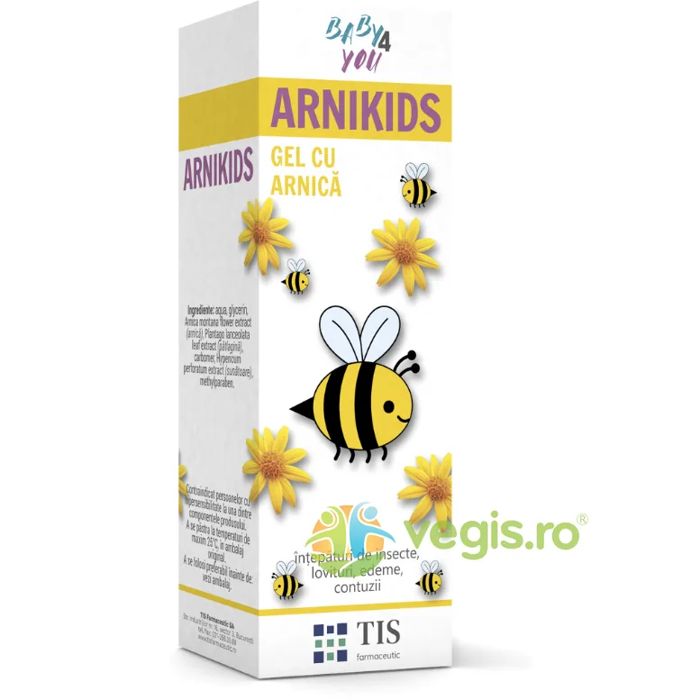 Arnikids Gel cu Arnica pentru Copii 20ml TIS FARMACEUTIC — preț și oferte