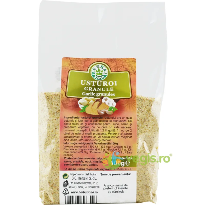 Usturoi Granule 100g Herbavit — preț și oferte