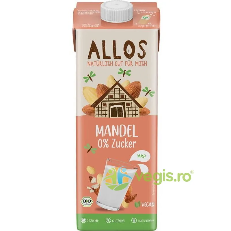 Bautura de Migdale fara Gluten Ecologic/Bio 1L ALLOS — preț și oferte