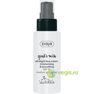Crema de Fata Ultralight Cu Lapte de Capra SPF 15 50ml