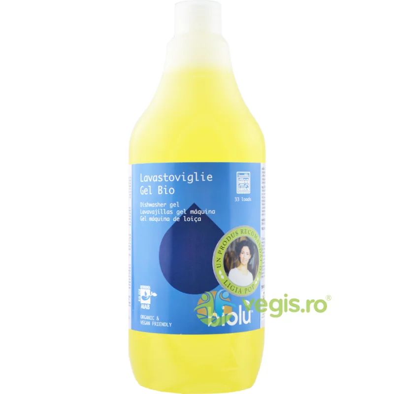Gel pentru Masina de Spalat Vase Ecologic/Bio 1l BIOLU — preț și oferte