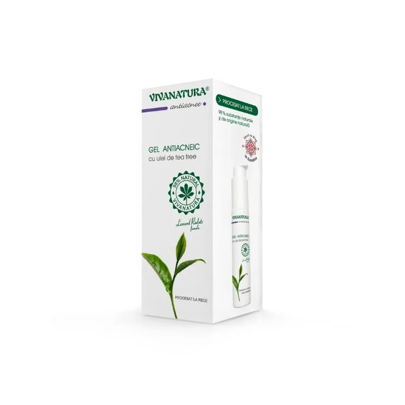 Gel antiacneic ulei Tea tree, 50 ml, VivaNatura — preț și oferte