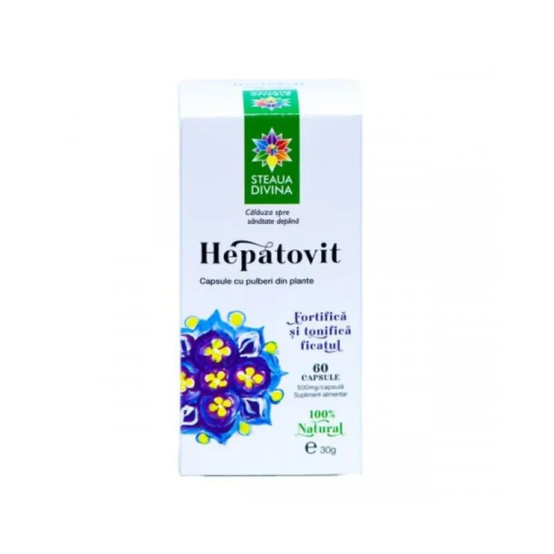 Steaua Divina Hepatovit, 60 capsule — preț și oferte