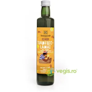 Sirop cu Turmeric si Lamaie  Fara Zahar Ecologic/Bio 500ml