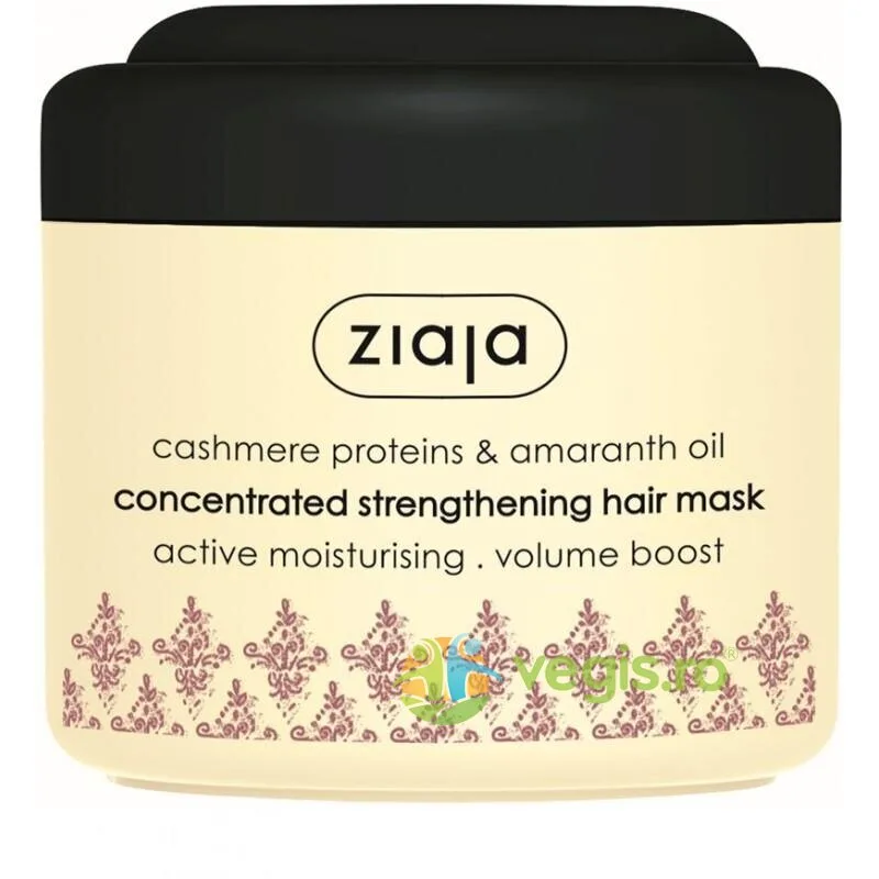 Masca de Par Anticadere si Regeneranta cu Proteine din Casmir pentru Par Uscat si Deteriorat 200ml ZIAJA — preț și oferte