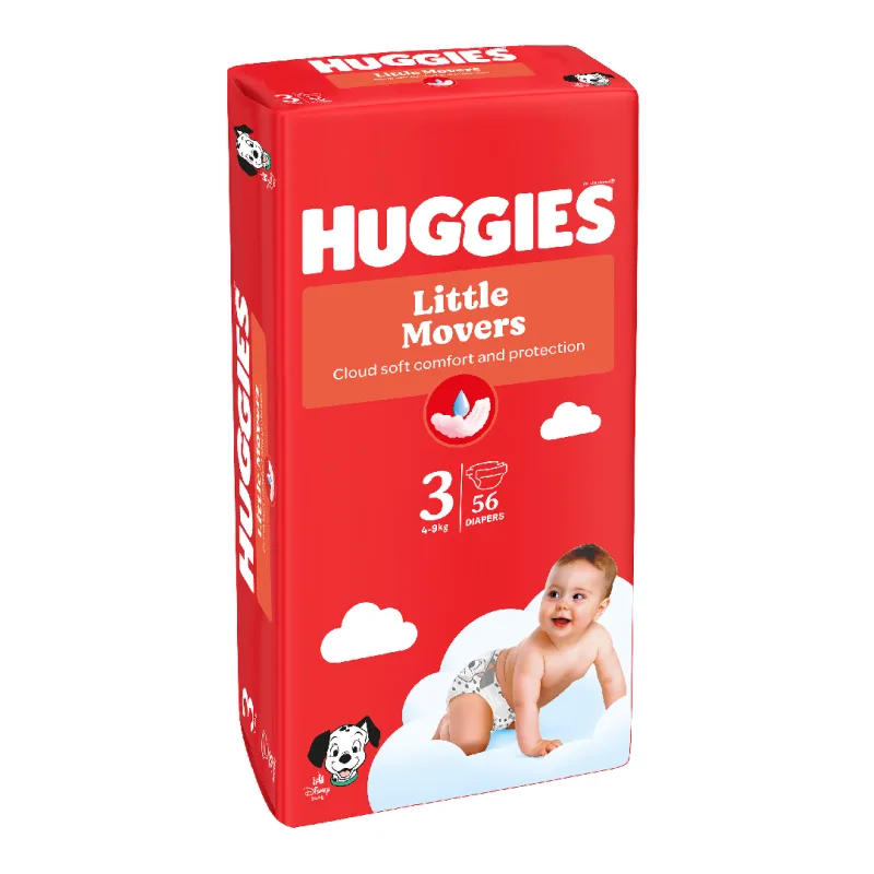 Scutece Ultra Comfort Nr.3, 4-9 kg, 56 bucati, Huggies — preț și oferte