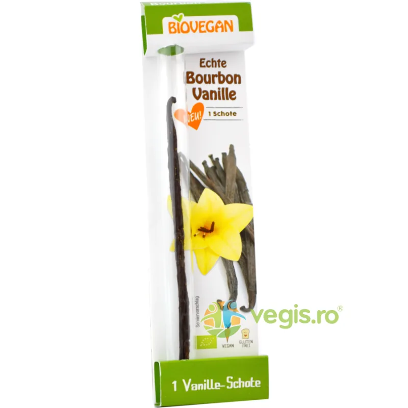 Pastaie Vanilie Bourbon Ecologica/Bio - 1 buc Biovegan — preț și oferte
