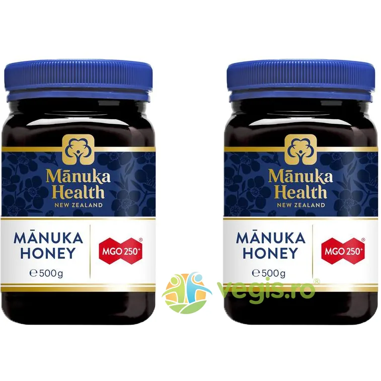 Pachet Miere de Manuka (MGO 250+) 500g+500g MANUKA&nbsp;HEALTH — preț și oferte