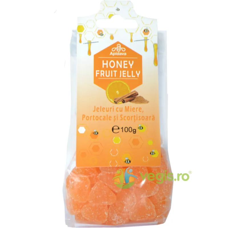 Jeleuri cu Miere, Portocale si Scortisoara 100g APIDAVA — preț și oferte