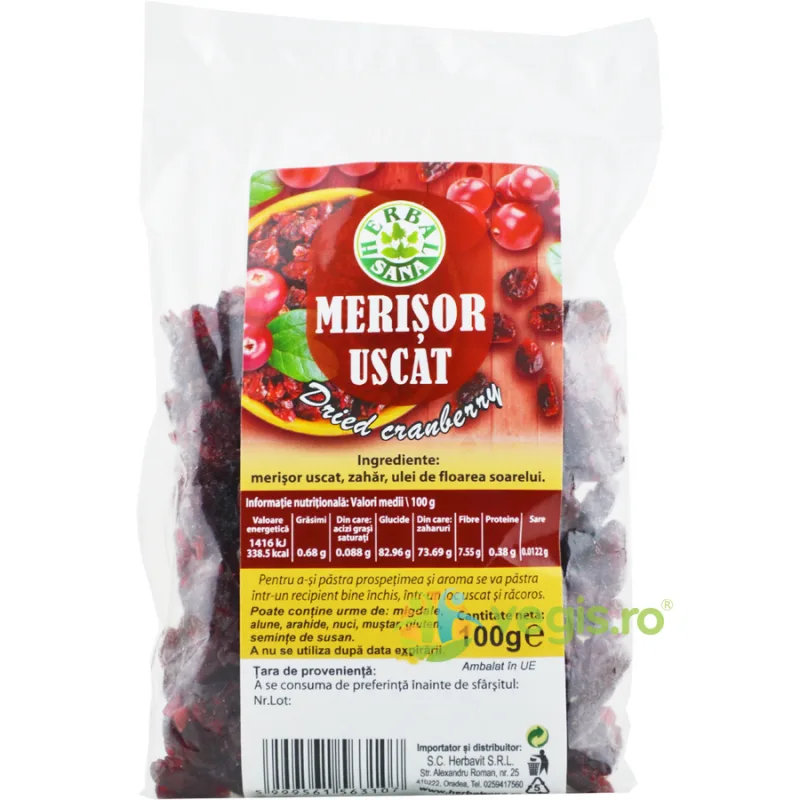 Merisor Uscat 100g Herbavit — preț și oferte