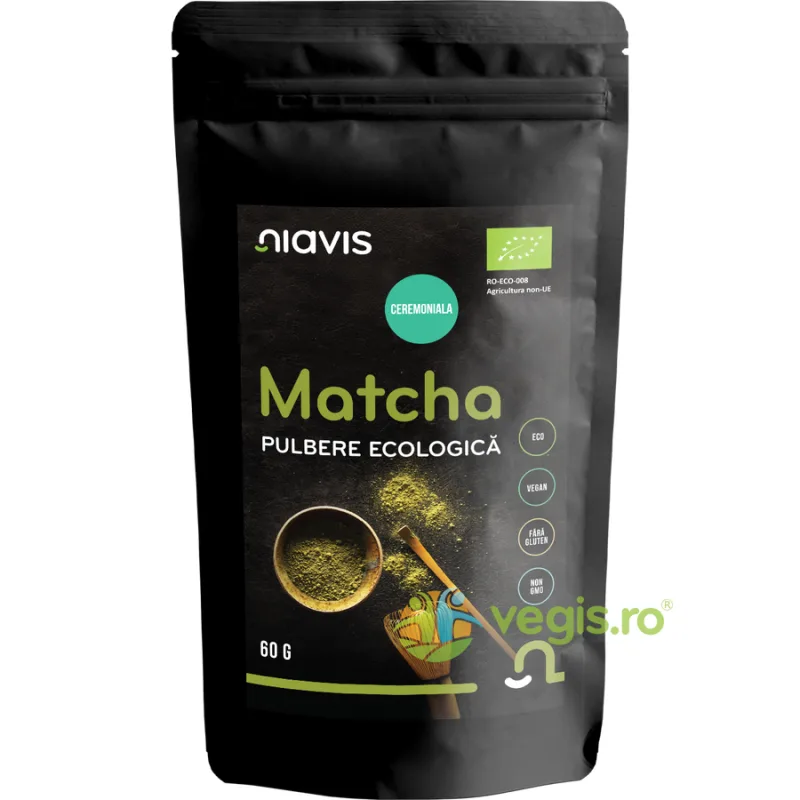 Matcha Ceremoniala Pulbere Ecologica/Bio 60g NIAVIS — preț și oferte