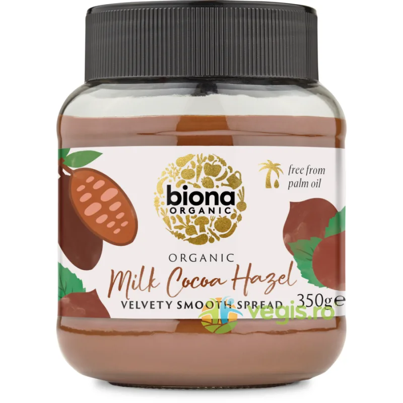 Crema de Ciocolata cu Lapte si Alune Ecologica/Bio 350g — preț și oferte