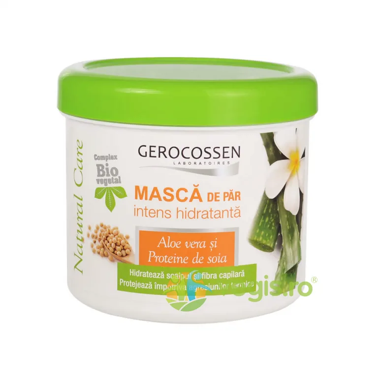 Masca pentru Par Intens Hidratanta cu Aloe Vera si Proteine de Soia Natural Care 450ml GEROCOSSEN — preț și oferte