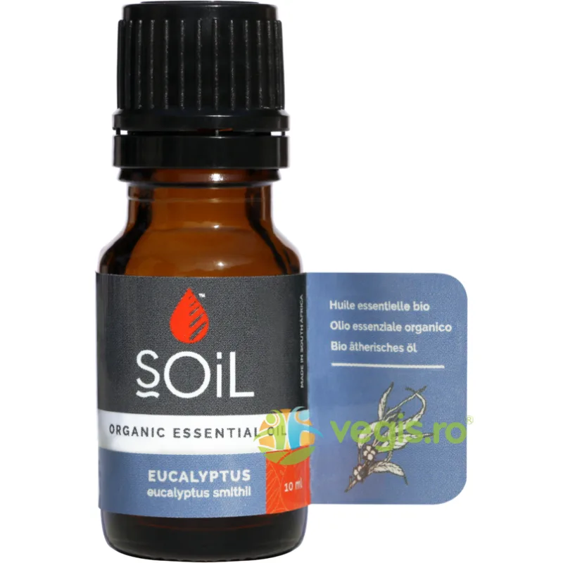 Ulei Esential de Eucalipt (Eucalyptus) Ecologic/Bio 10ml SOiL — preț și oferte