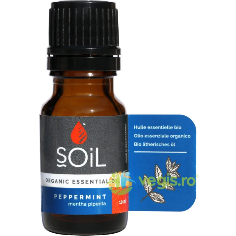 Ulei Esential de Menta (Peppermint) Ecologic/Bio 10ml SOiL — preț și oferte