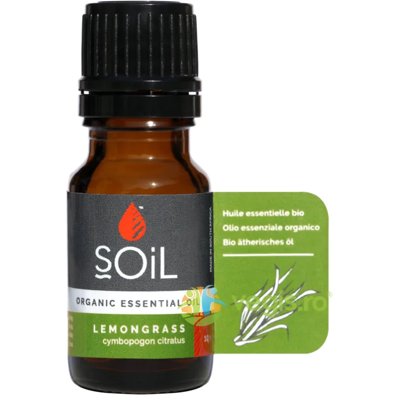 Ulei Esential de Lemongrass Ecologic/Bio 10ml SOiL — preț și oferte