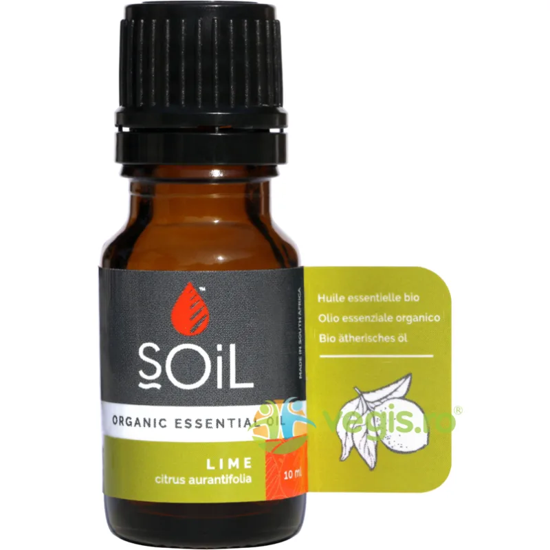 Ulei Esential de Lamaie Verde (Lime) Ecologic/Bio 10ml SOiL — preț și oferte