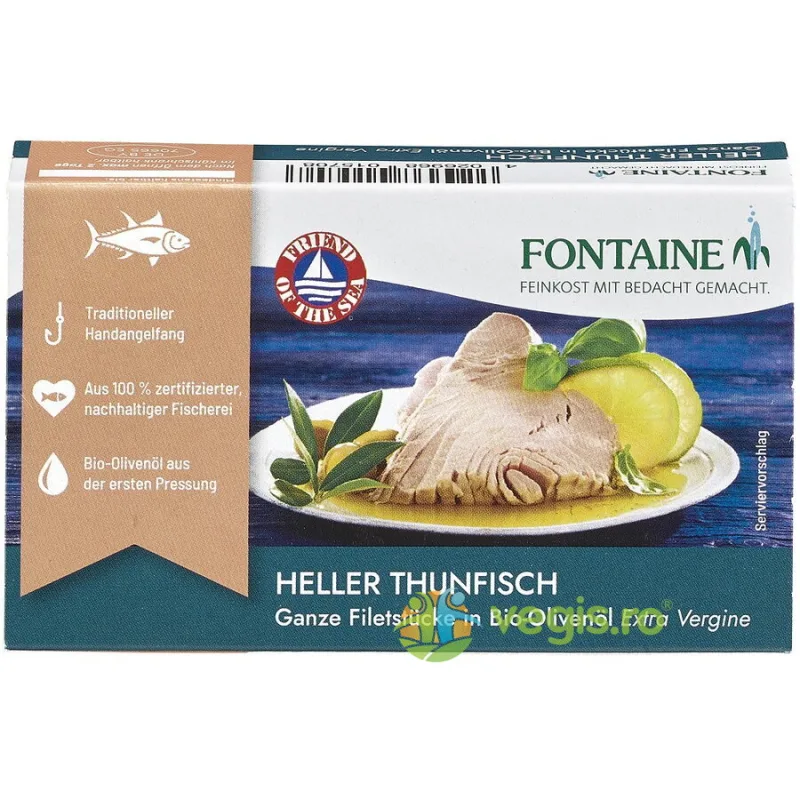 File de Ton Alb in Ulei de Masline 120g Fontaine — preț și oferte