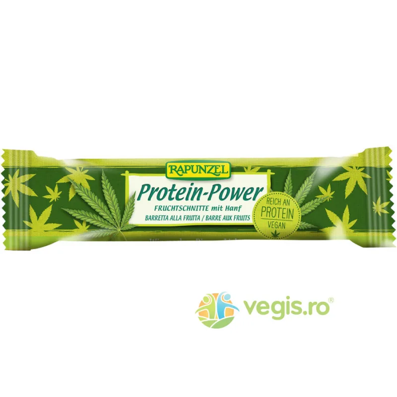 Baton Proteic din Fructe cu Canepa Fara Zahar Ecologic/Bio 2 x 15g Rapunzel — preț și oferte