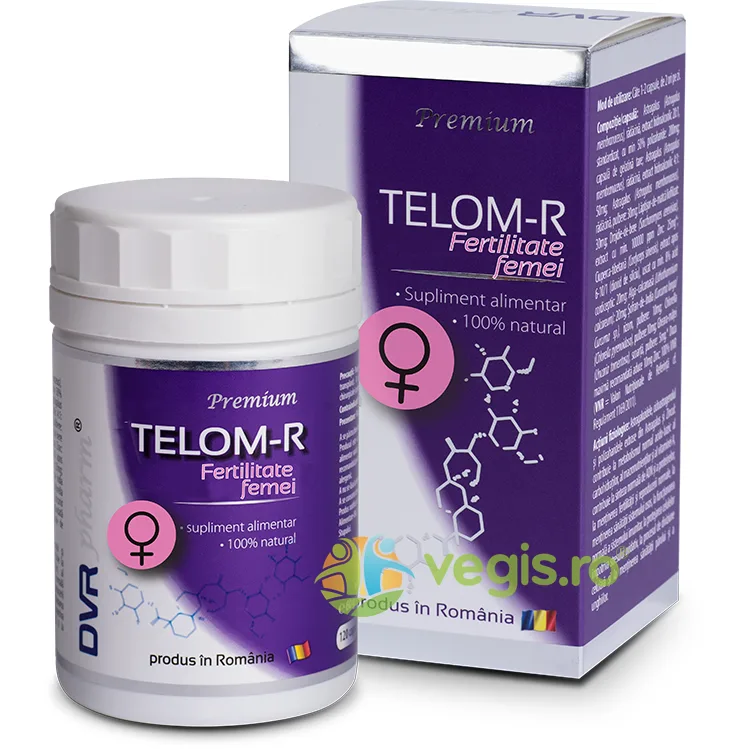 Telom-R Fertilitate Femei 120cps DVR&nbsp;PHARM — preț și oferte
