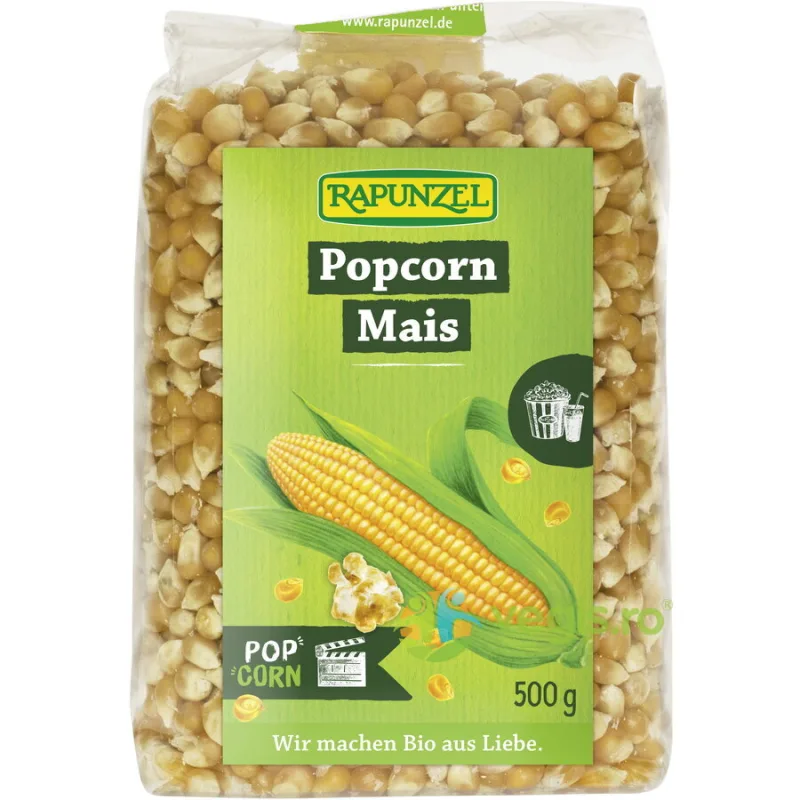 Porumb pentru Popcorn Ecologic/Bio 500g Rapunzel — preț și oferte