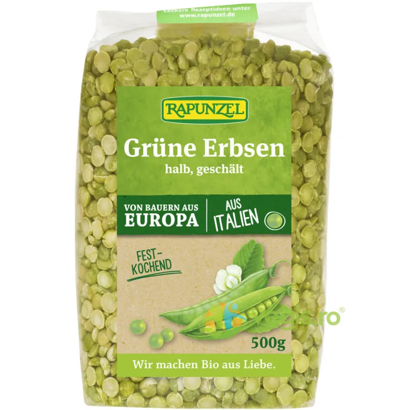 Mazare Verde Jumatati Decojita Ecologica/Bio 500 g Rapunzel — preț și oferte