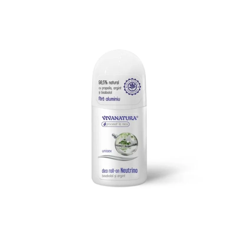 Deo Roll-on natural Neutrino, 50 ml, VivaNatura — preț și oferte