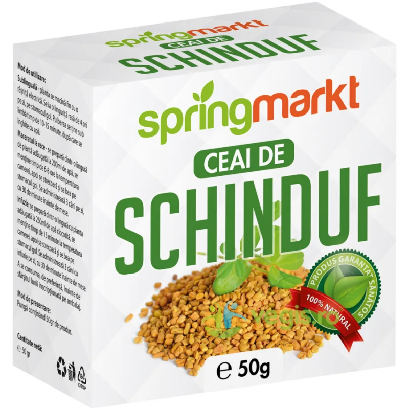 Ceai de Schinduf 50g springmarkt — preț și oferte