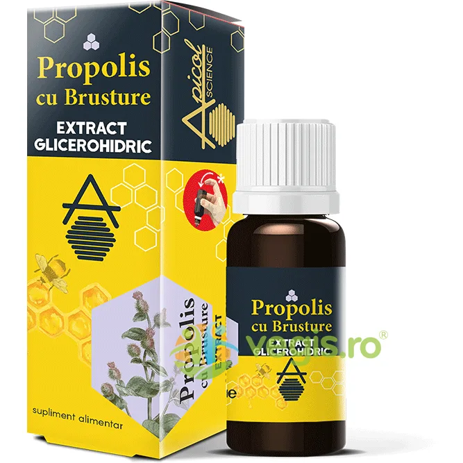 Propolis cu Brusture Extract Glicerohidric 30ml APICOLSCIENCE — preț și oferte
